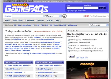 gfaq|GameFAQs Celebrates 20 Years of Tips, Tricks, Cheats and  .